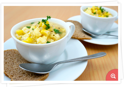 ふわふわコーンスープ